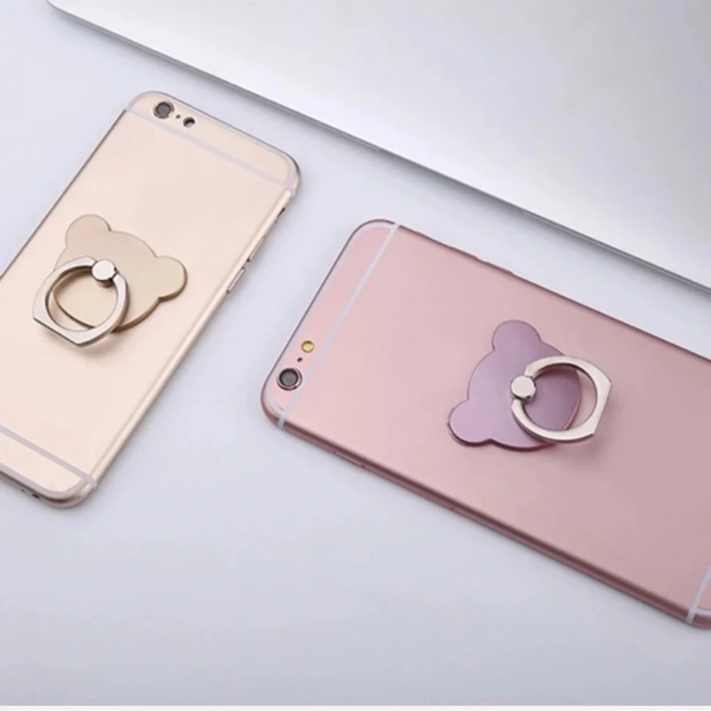 Pink Bear Smartphone Anti Drop Holder